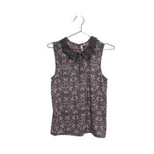 Lauren Conrad Butterfly Sleeveless Blouse - Size XS